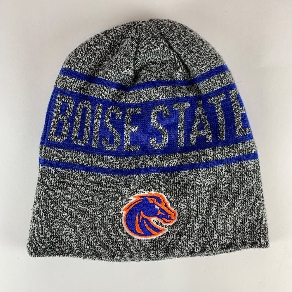 Boise State Broncos NCAA Gray Captivating Knit Beanie Cap